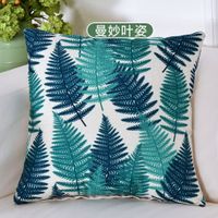 Poszewka na poduszkę z motywem liści Choinki 45x45cm