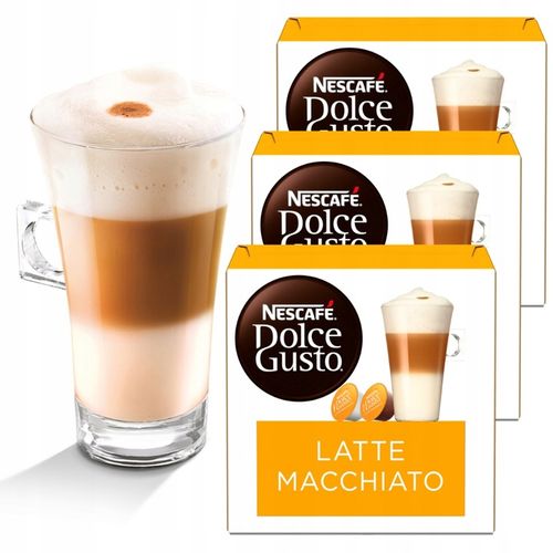 Dolce Gusto Latte Macchiato 48 kapsułek kawa 3x16 na Arena.pl