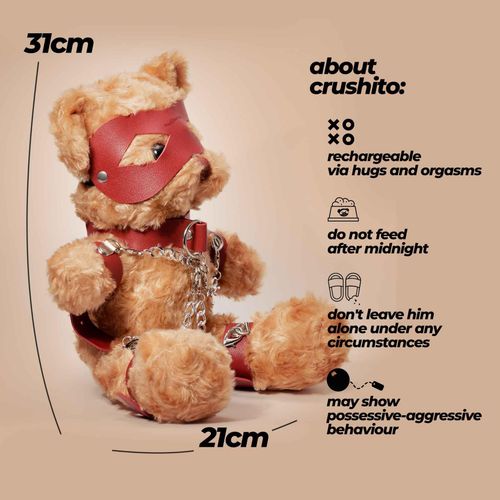 miś bondage crushito crushious czerwony 31 cm na Arena.pl
