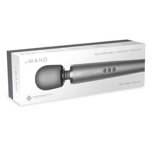 Masażer - Le Wand Rechargeable Massager Grey na Arena.pl