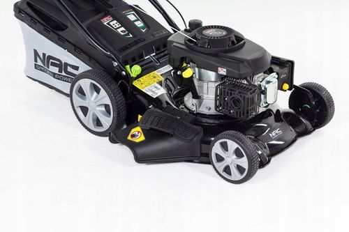 Kosiarka SPALINOWA z NAPĘDEM NAC 196 cm3 3,6 kW 51cm MIELENIE Wyrzut BOCZNY na Arena.pl