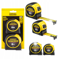 STANLEY ZESTAW 2 MIAR ZWIJANYCH 8M I 5M x32MM TAPE MEASURE TWIN PACK