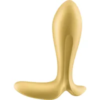 satisfyer intensity - korek silikonowy z wibracją bluetooth, wodoodporny