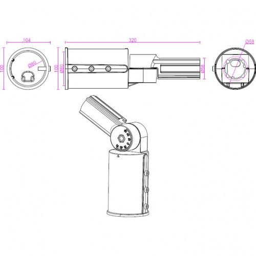 ADAPTER SŁUPOWY ALUMINIOWY REGULOWANY 25 KG CZARNY na Arena.pl