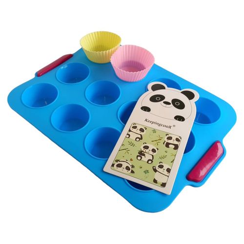 Forma Do Pieczenia Babeczek Muffinek 12 Silikonowa na Arena.pl