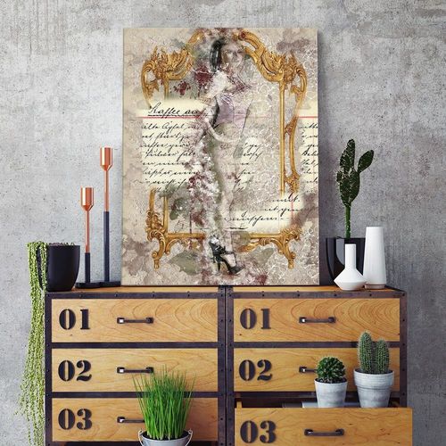 Deco Panel, Modelka przed lustrem abstrakcja 40x60 na Arena.pl