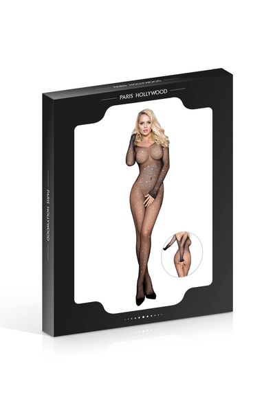 Black Strass Jumpsuit (Size: Tu) zdjęcie 4
