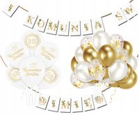 Zestaw Na Komunię Komunijny Baner Imię Balony