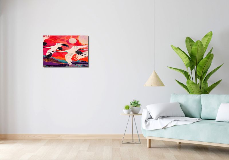 Obraz 60x40cm Ilustracja Kaktusów zdjęcie 2