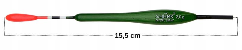 Spławik Przelotowy z BALSY SHARK Perfekt Hunter 2,0 g / 15,5 cm zdjęcie 2