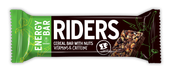 Riders Baton Zbożowy Orzechy Kofeina Witaminy Shot Espresso 40g