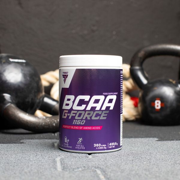 SILNE AMINOKWASY!! BCAA G-FORCE 90 kaps. Trec!! zdjęcie 2