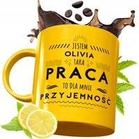 Złoty Kubek Premium Dla Olivii Na Urodziny Na Prezent Z Nadrukiem Z Nadruki