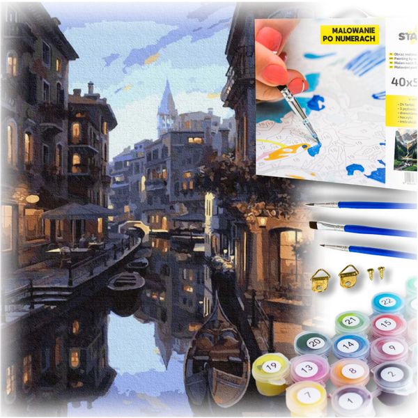 Zestaw do malowania po numerach - Wenecja zdjęcie 16