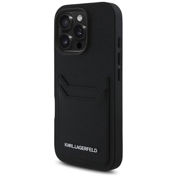Etui Karl Lagerfeld do iPhone 16 Pro, Czarny zdjęcie 2
