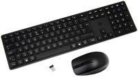 Bezprzewodowa klawiatura i mysz HP 655 czarna pełnowymiarowa z blokiem numerycznym 4R009UT QWERTY (duży enter)