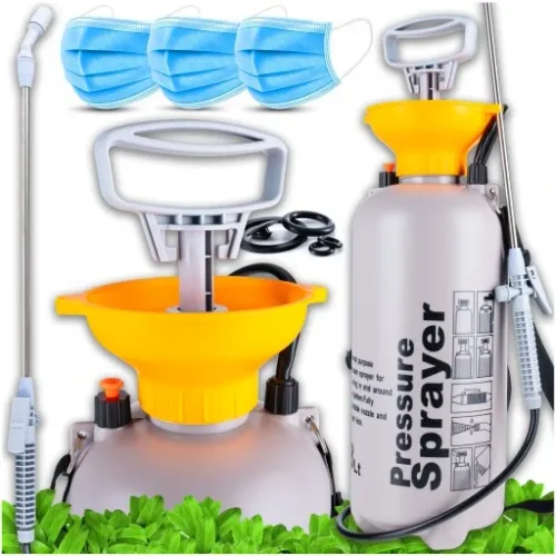 OPRYSKIWACZ OGRODOWY CIŚNIENIOWY RĘCZNY DŁUGA LANCA 8L SPRYSKIWACZ na Arena.pl