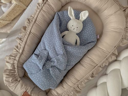 KOKON NIEMOWLĘCY BAWEŁNIANY Z FALBANKĄ INFANTILO na Arena.pl