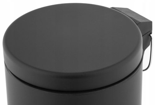 Kosz na śmieci śmietnik 3L do WC łazienki toalety biura czarny LOFT YOKA na Arena.pl