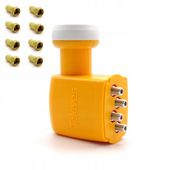 Konwerter SAT Quad TELEVES HD 4K 8K ref. 761001 + WTYKI F