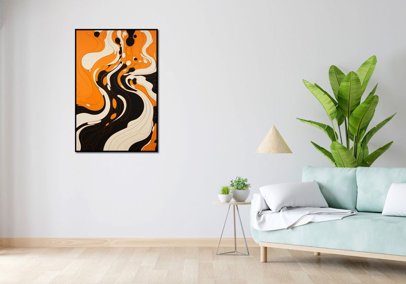 Plakat 68x101cm Tańczący Atrament zdjęcie 4