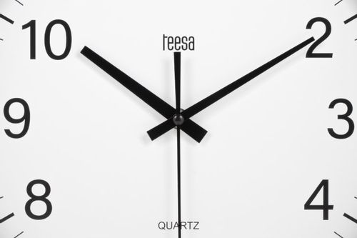 Zegar Ścienny Teesa Silver Srebrny 30Cm + Bateria na Arena.pl