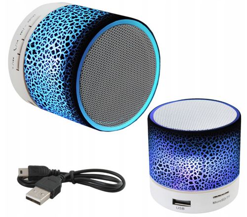 Głośnik bluetooth świecący G4800 biały na Arena.pl