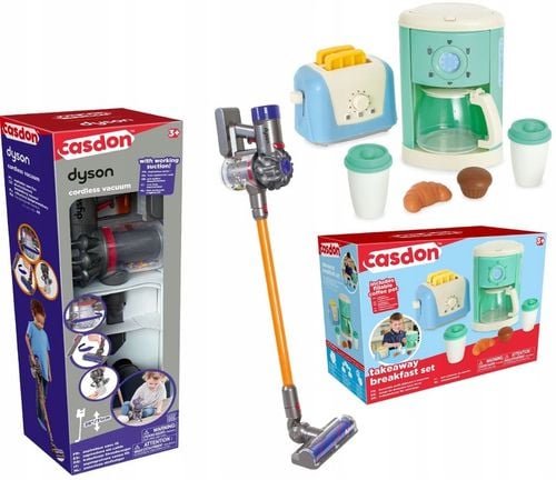ODKURZACZ PIONOWY DYSON DLA DZIECI Z DŹWIĘKIEM CASDON+GRATIS TOSTER EKSPRES na Arena.pl