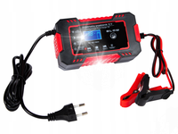 Automatyczny prostownik ładowarka akumulatora LCD motor skuter 12V 24V 6A