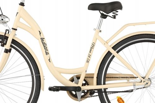 Rower miejski INDIANA Moena S1B 28 cali damski Cappuccino na Arena.pl