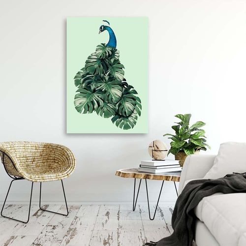 Deco Panel, Abstrakcja paw i monstera 40x60 na Arena.pl