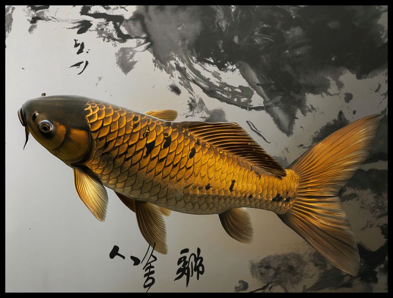 Plakat 80x60cm Spokojna Ryba Koi zdjęcie 2