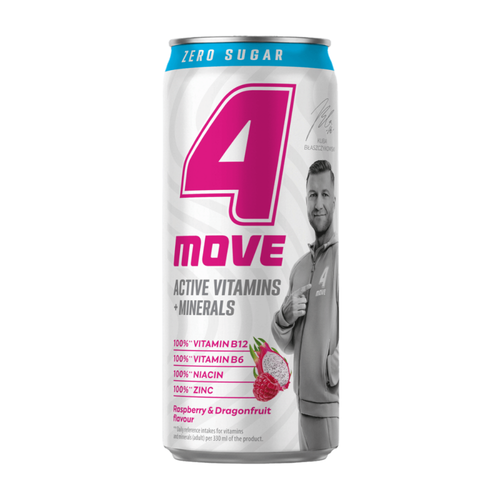 4Move Active Vitamins + Minerals Zero Sugar malina-dragonfruit 330 ml na Arena.pl