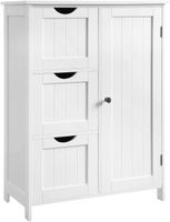 Łazienkowa szafka z szufladami biała MODERN 60 cm