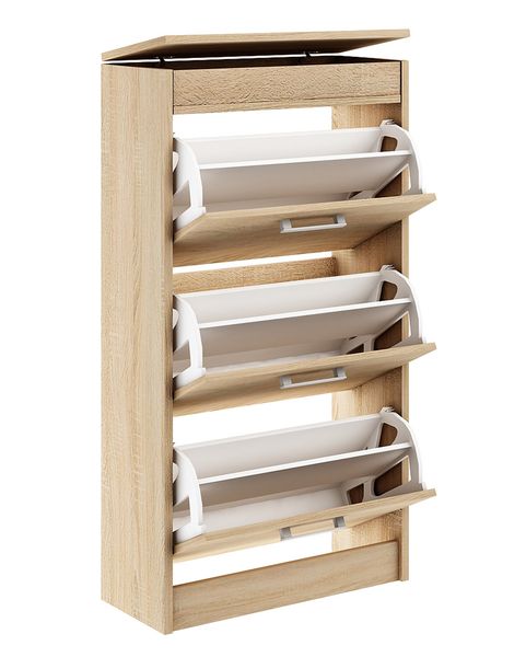 szafka na buty ALASKA 13 SONOMA do przedpokoju wysoka do ściany