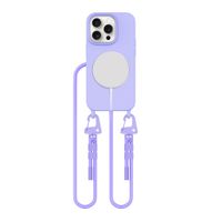 Etui Tech-Protect Magnecklace z Smyczą TPU DO iPhone 15 Pro Lawendowe