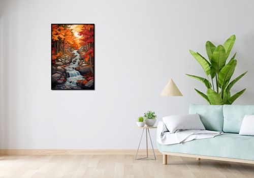 Plakat 56,6x86,4cm Jesienne Wodospady na Arena.pl