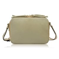 torebka damska skórzana listonoszka na ramię modna zielona