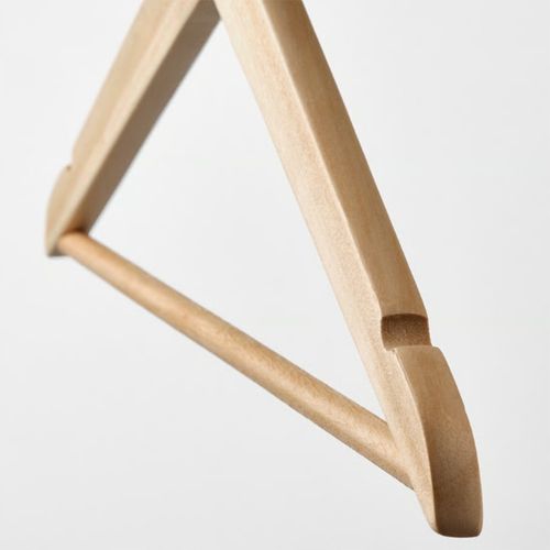 WIESZAK NA UBRANIA DREWNIANY NATURALNY DĄB IKEA BUMERANG 8 SZT. na Arena.pl