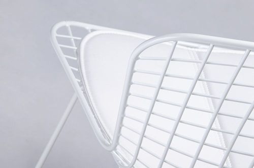 Krzesło NET SOFT białe - biała poduszka na Arena.pl