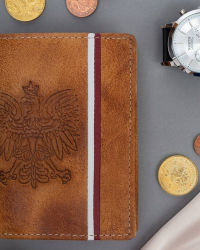 duży portfel męski z nubukowej skóry naturalnej na Arena.pl