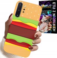 ETUI DO SAMSUNG NOTE 10 PLUS - CASE BURGER CHEESEBURGER OBUDOWA PREZENT