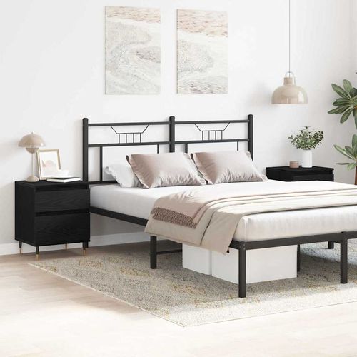 Szafka Nocna z szufladą 2 pcs Czarny dąb 40 x 35 x 50 cm na Arena.pl