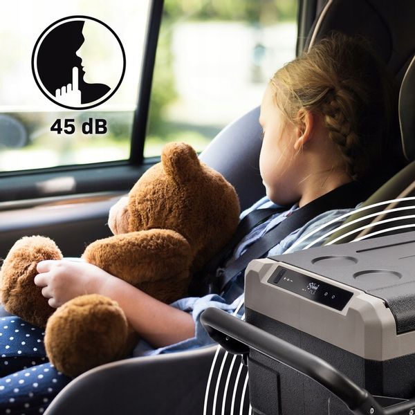 LODÓWKA KOMPRESOROWA TURYSTYCZNA NA PIKNIK RYBY METEOR TSW60 bluetooth 60l zdjęcie 6