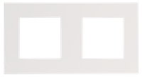 Efapel Quadro45 ramka 2-krotna biały 45920 TBR