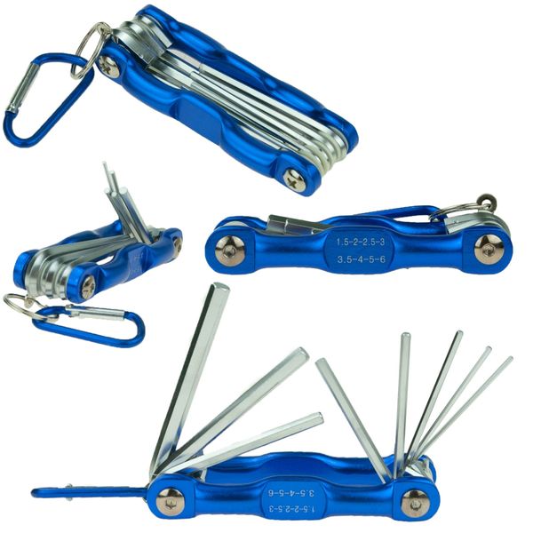 PROFESJONALNY ZESTAW KLUCZY ROWEROWYCH IMBUSY zdjęcie 1