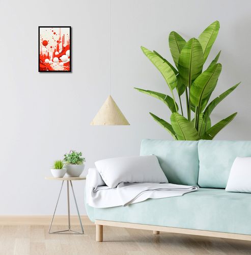 Plakat 25x35cm Krwiście Czerwone Wibracje na Arena.pl