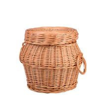 PUFA KOSZ NA ZABAWKI WIKLINOWY KOSZ NA PRANIE Ø28/34 H32 CM