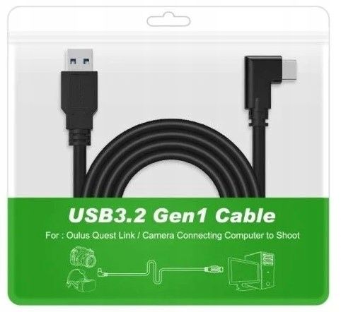 KABEL 5m do OCULUS LINK SteamVR QUEST 1 QUEST 2 QUEST 3 + GRATIS *JAKOŚĆ* zdjęcie 9
