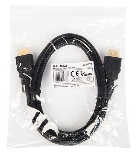 Kabel HDMI 1,4m 4K 1,5m Blow gold na Arena.pl